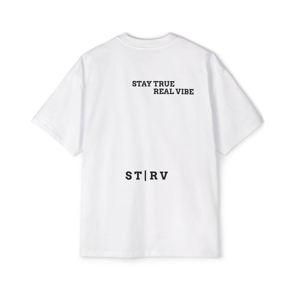 Men’s Heavy Oversized Tee – Izzy at the Rave Edition 🎶🐾