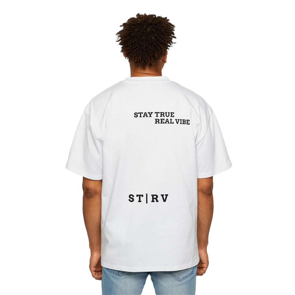 Men’s Heavy Oversized Tee – Izzy at the Rave Edition 🎶🐾